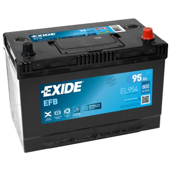 Akumulator EXIDE EFB Asia 12 V 95 Ah +D