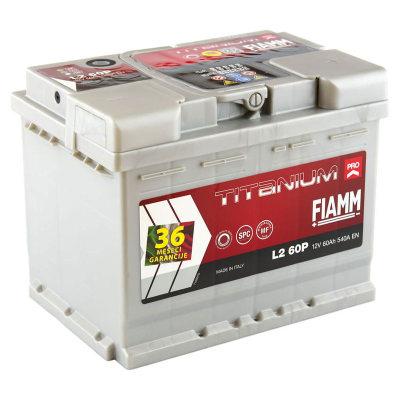 Akumulator FIAMM Titanium Pro 12 V 60 Ah +D