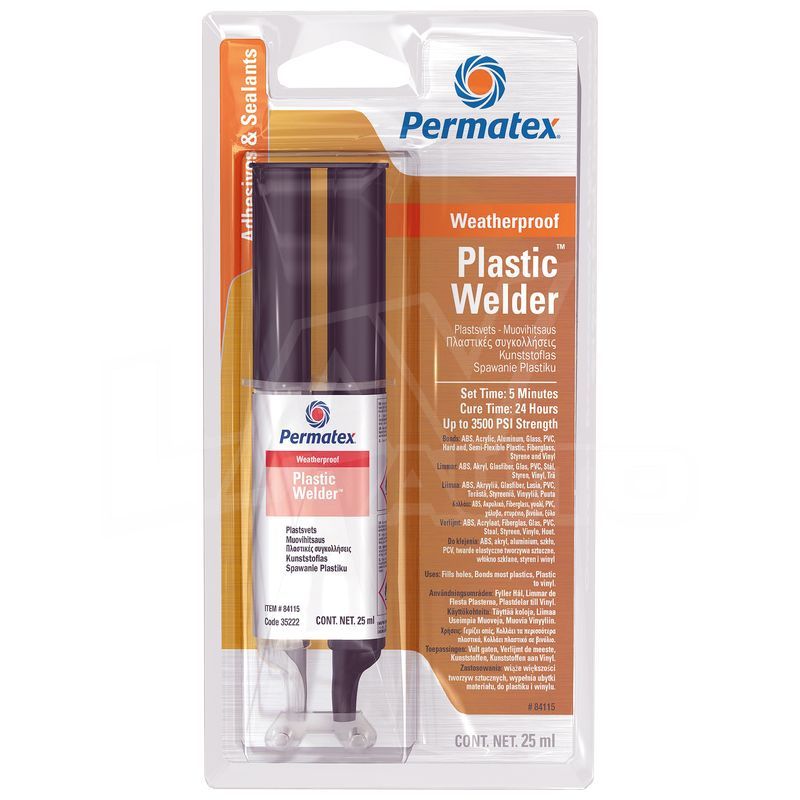 PERMATEX Lepak dvokomponentni za plastiku 5 min. - 25 ml