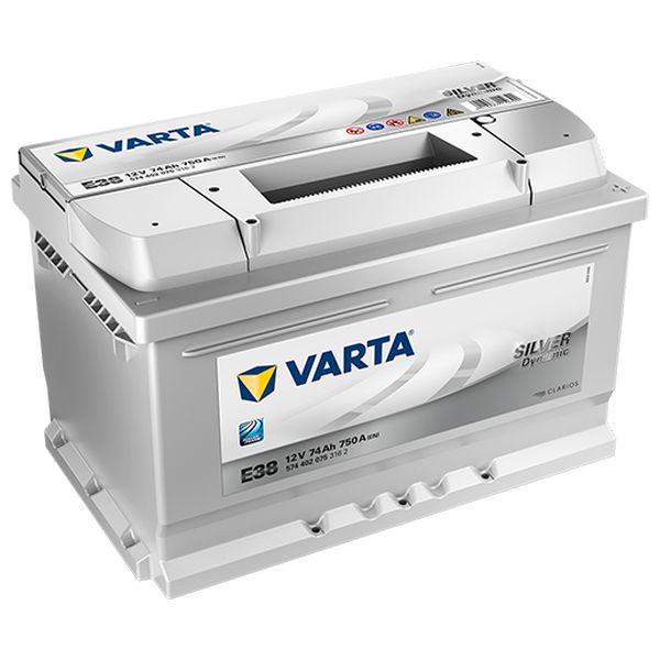 Akumulator VARTA Silver Dynamic 12 V 74 Ah +D