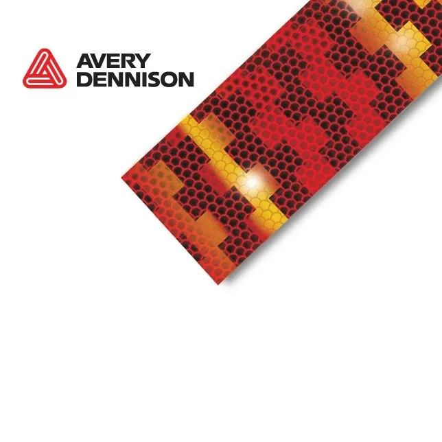 Traka reflektujuća Avery Dennison - crvena 50mm 1m