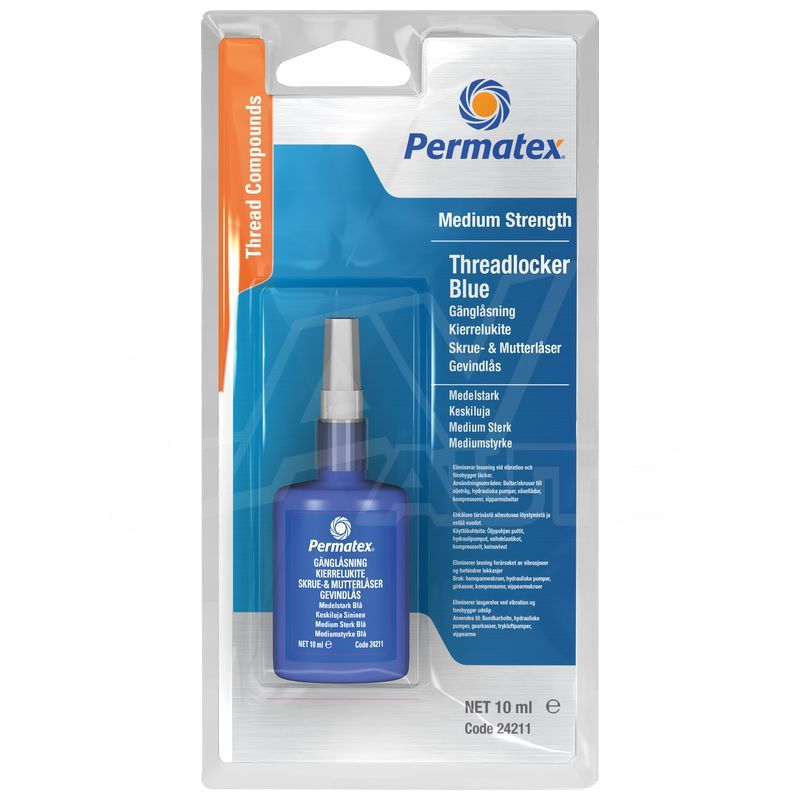 Permatex Lepak za osiguravanje navoja plavi 10 ml