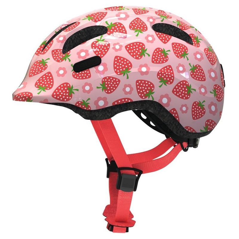 Kaciga za bicikliste dečija Abus Smiley Rose Strawberry