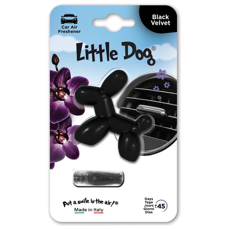 Mirisna figurica LITTLE DOG - black velvet
