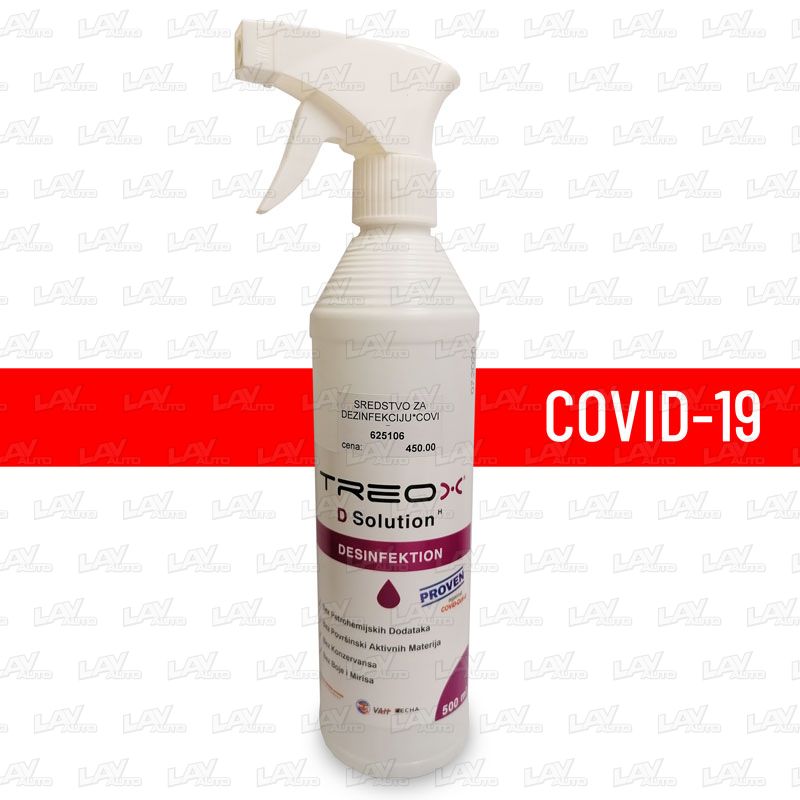 Sredstvo za dezinfekciju Covid - Treox 500ml
