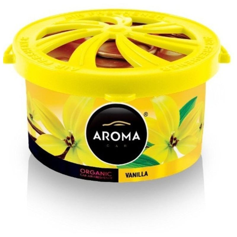 Miris za auto limenka Aroma Organic 40g - Vanilla