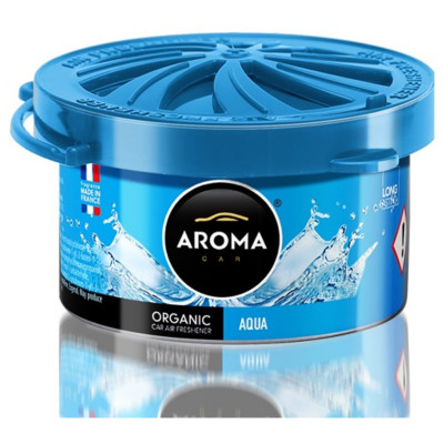 Miris za auto limenka Aroma Organic 40g - Aqua