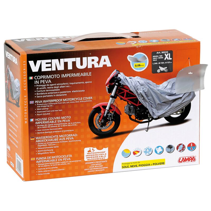 Cerada za motocikle LAMPA Ventura - XL (246x127x104)