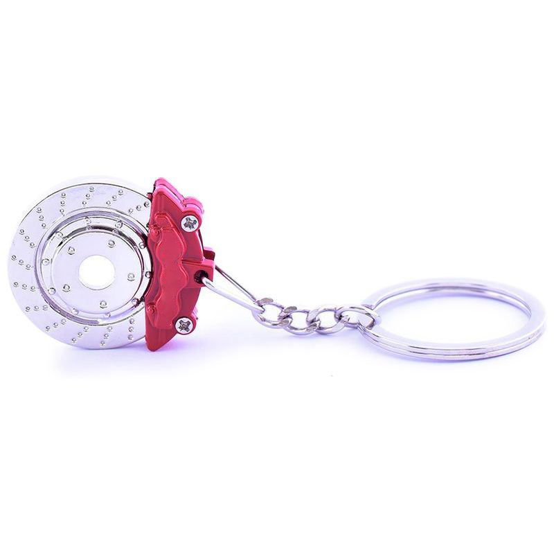 Privezak za ključeve disk sa kleštima - crvena