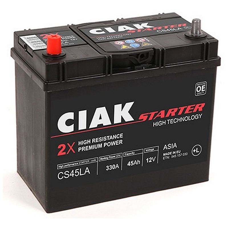 Akumulator CIAK Starter Asia 12 V 45 Ah +L