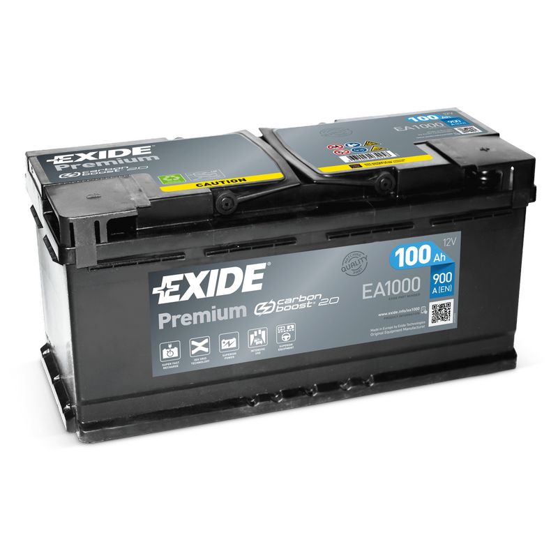 Akumulator EXIDE Premium Carbon 12 V 100 Ah +D