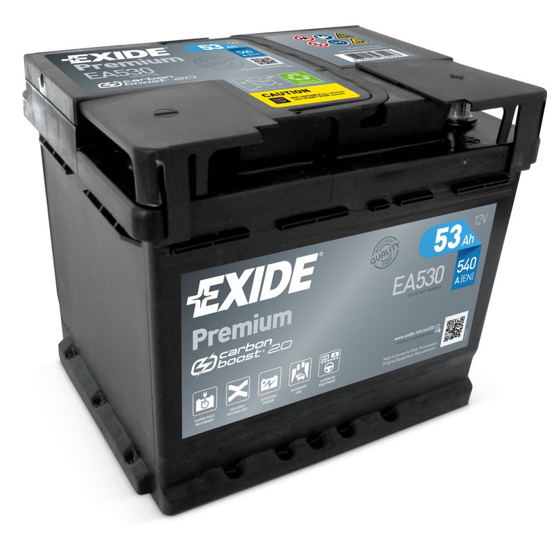 Akumulator EXIDE Premium Carbon 12 V 53 Ah +D