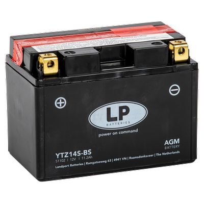 Akumulator za motocikl LANDPORT AGM 12 V 12 Ah +L