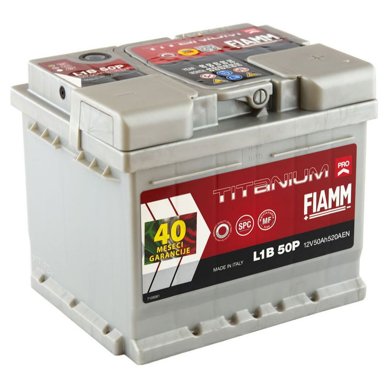 Akumulator FIAMM Titanium Pro 12 V 50 Ah +D