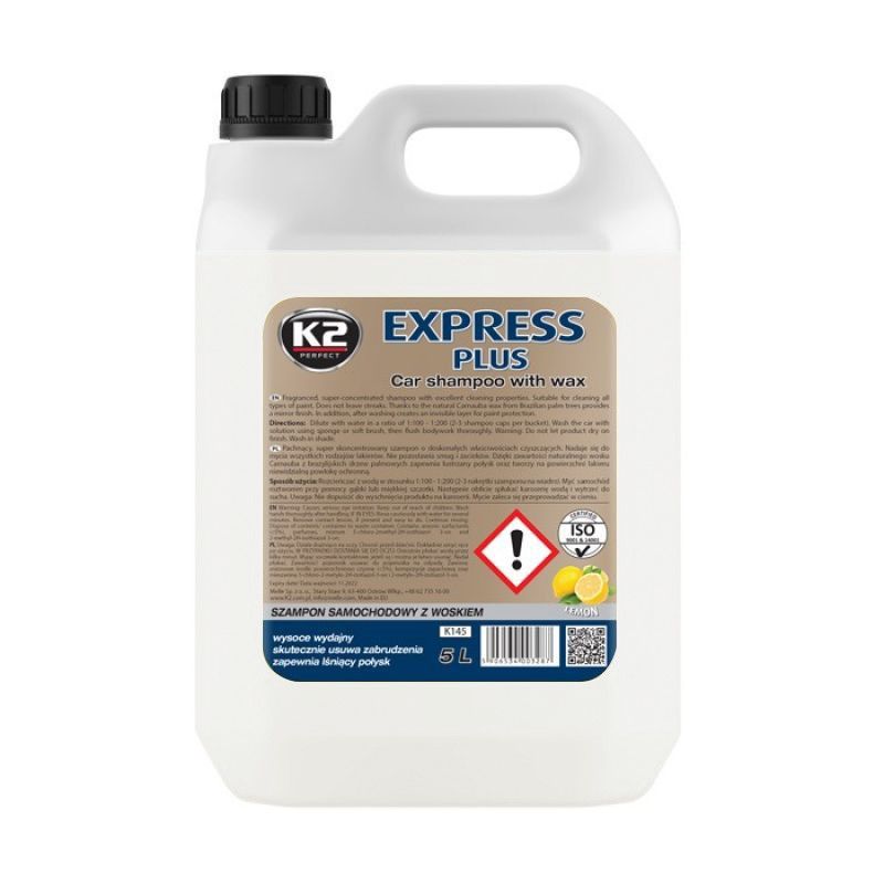 Šampon sa voskom-koncentrat K2 Express Plus 5 L