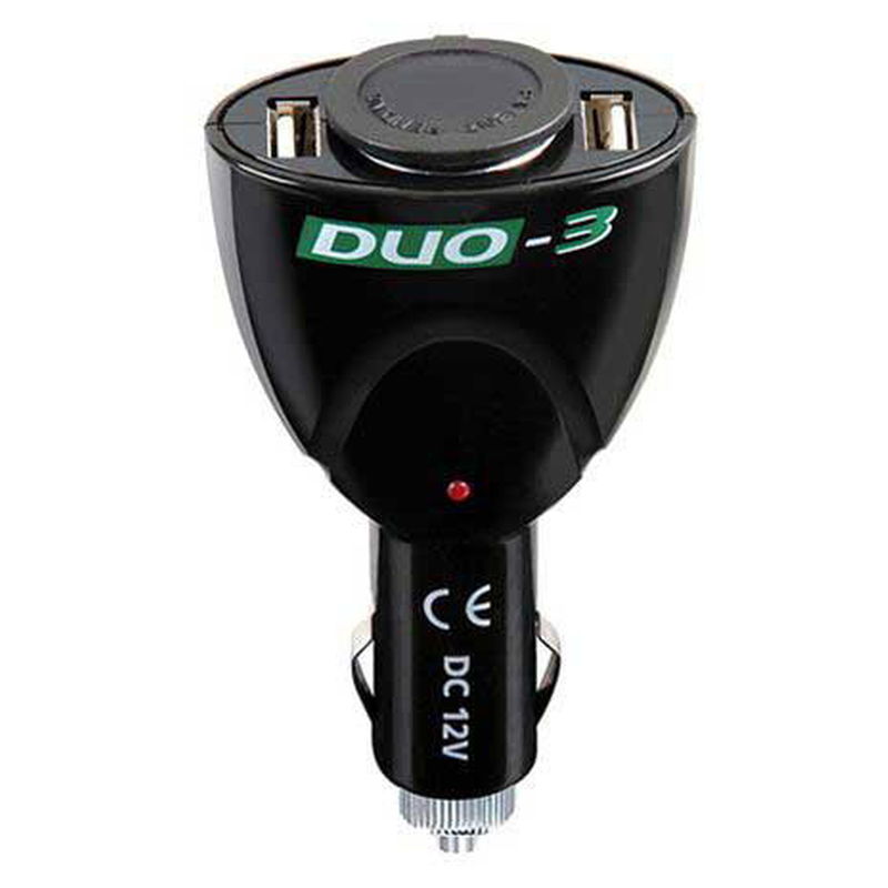 Razdelnik Duo-3 12V/5V USB LAMPA