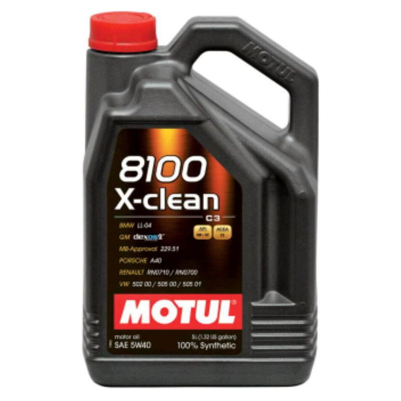 MOTUL 8100 X-Clean C3 5W40 5 L