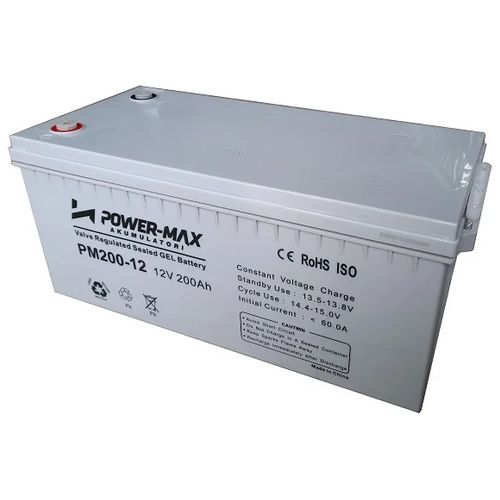 Akumulator POWER MAX PM200-12 12V 200Ah gel