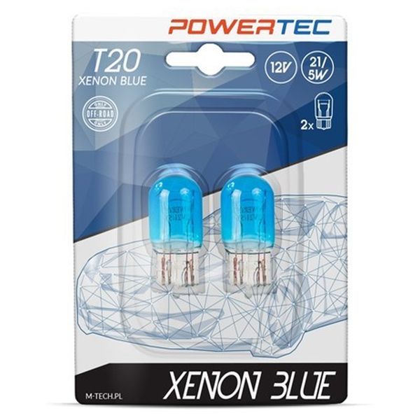 Sijalica 21/5w ubodna veća M-TECH PowerTec Xenon blue