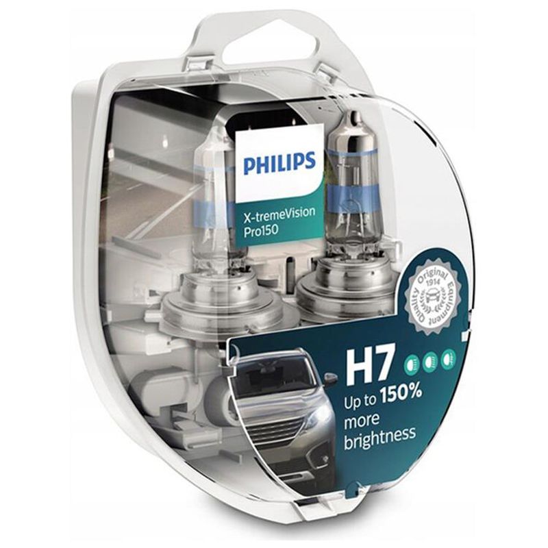 Sijalica H7 +150% PHILIPS X-treme Vision Pro150 - 2 kom.