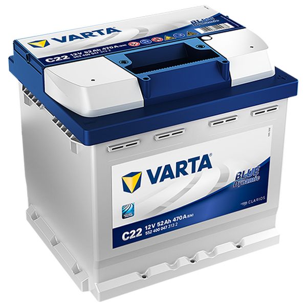 Akumulator VARTA Blue Dynamic 12 V 52 Ah +D